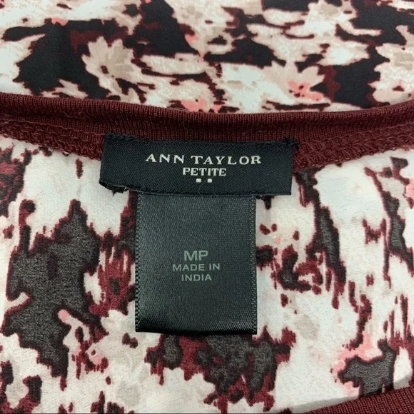 Ann Taylor Floral Sleeves Top - Picture 3 of 3